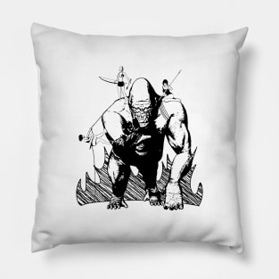 Jungle Girl Behemoth Pillow