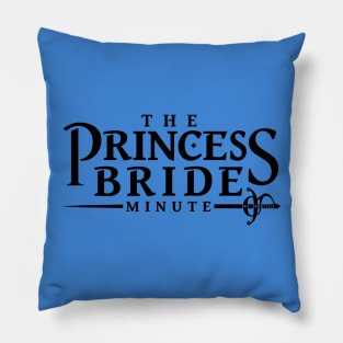 The Princess Bride Minute Logo (black) Pillow