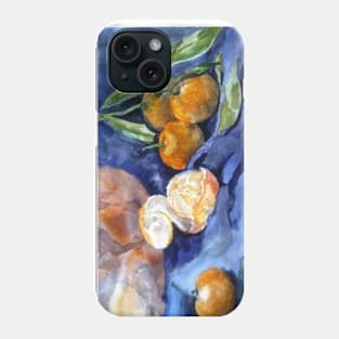 watercolor oranges Phone Case