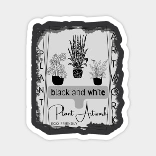 VINTAGE PLANT ARTWORK Magnet