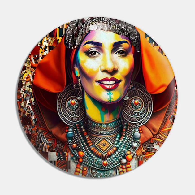 Moroccan Amazigh Beauty V3 Pin by walil designer