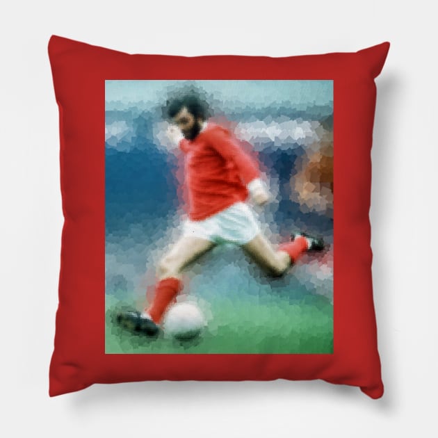 George Best Pillow by Ricardo77
