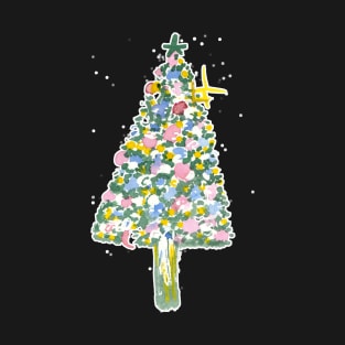 Watercolour christmas tree 2021 T-Shirt