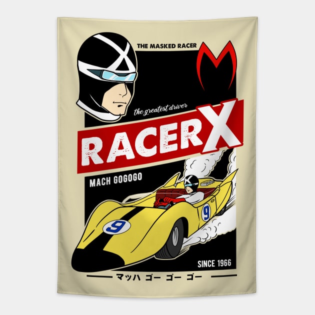 Racer X V.2 Tapestry by OniSide