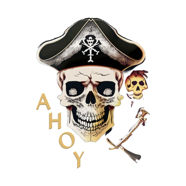 Pirate's Parley - Ahoy Skull by Salaar Design Hub