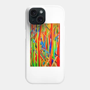 Stoic Beauty: Captivating Bamboo Artwork Phone Case