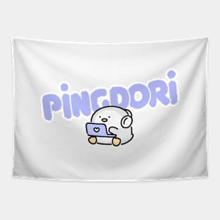 pingdori_laptop Tapestry