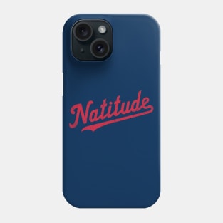 Natitude, vintage - Navy Phone Case