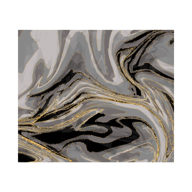 Pastel marble - black storm by marbleco