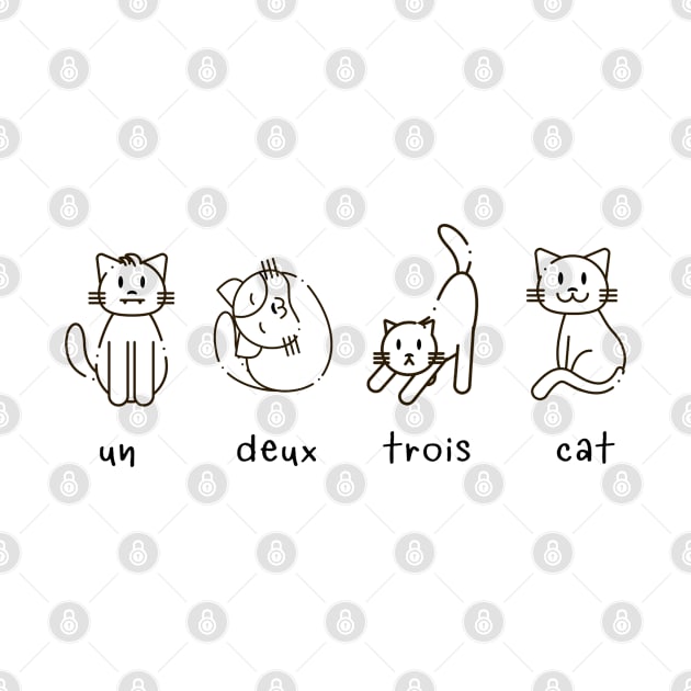 un deux trois cat by Salizza