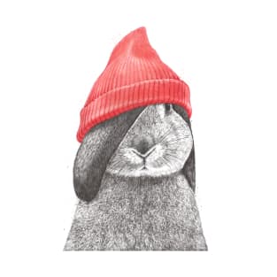 Rabbit in a red hat T-Shirt