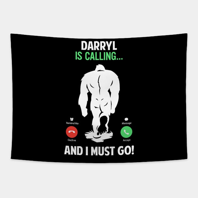 My Name is my Darryl Bigfoot Tapestry by Tesszero