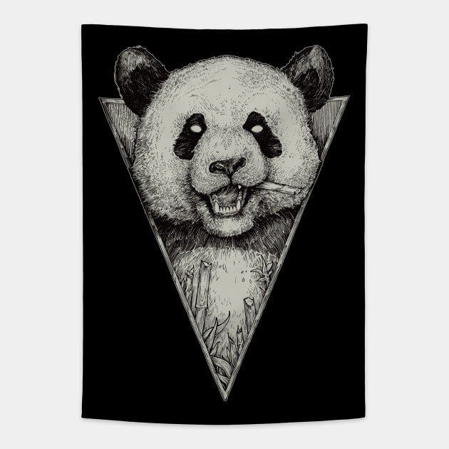 Panda Tapestry by TimurKhabirovArt