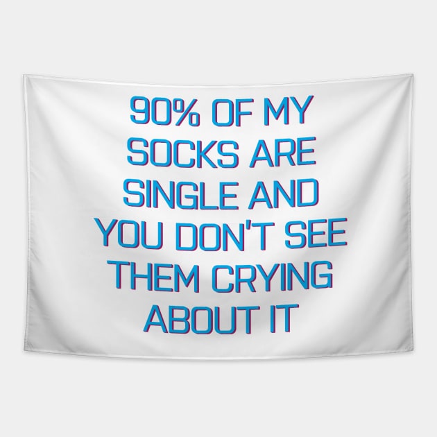 90% of my socks are single Tapestry by NVDesigns