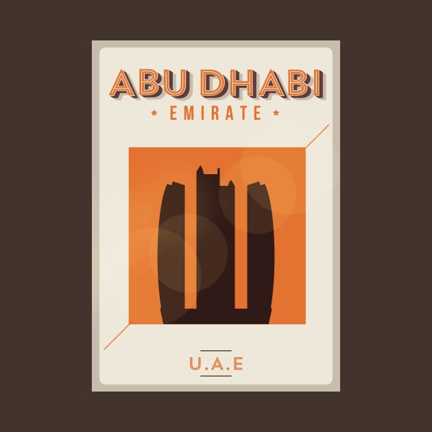 Abu Dhabi poster by kursatunsal