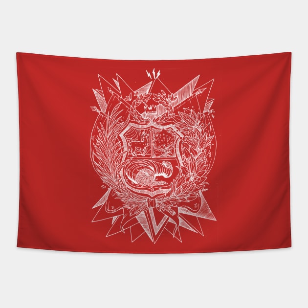 Peruvian Shield / Escudo Peruano Tapestry by By_Russso