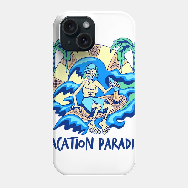 Vacation Paradise Phone Case by metafoor