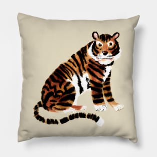 Baby Tiger Painting Pillow