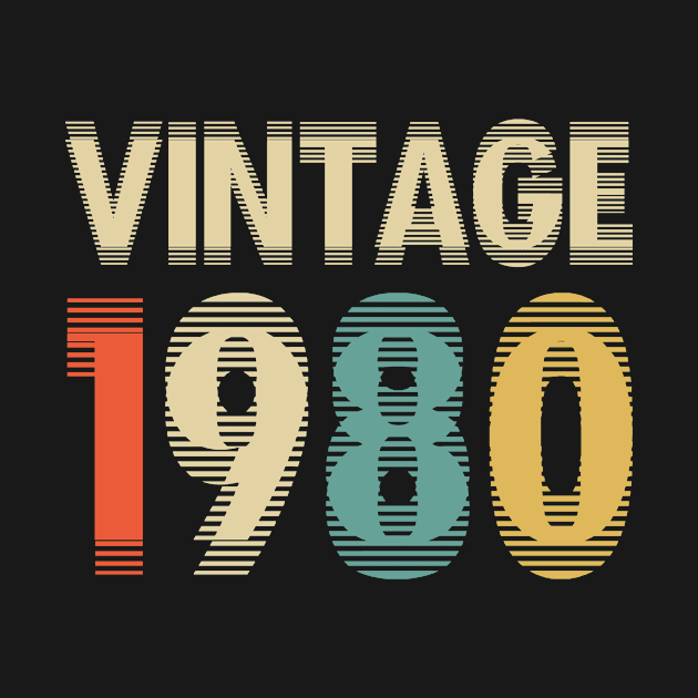 Vintage 1980 by DEWArt