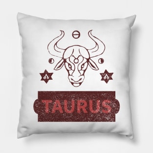 taurus zodiac sign test Pillow