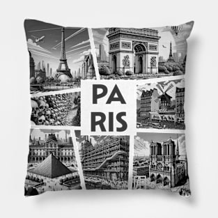 FRENCH CITY - PARIS - TRAVEL -3 Pillow