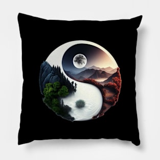 Yin-Yang Nature Pillow