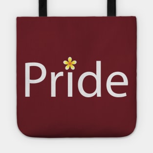 Pride artistic typography design Tote