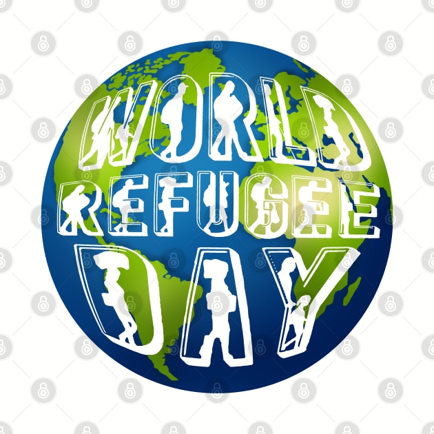 World Refugee Day Globe by nelateni