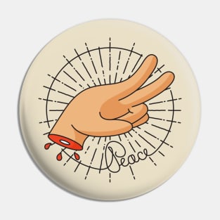 The stump of peace Pin