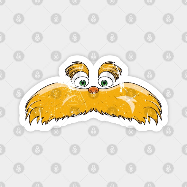 The Lorax face Magnet by necronder