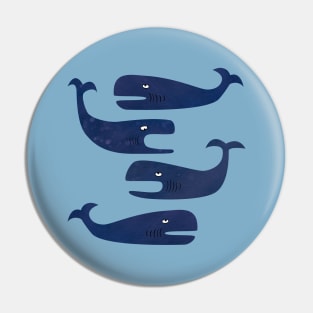 Whales Pin