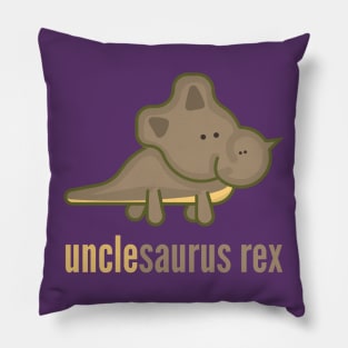 Unclesaurus Rex T-Shirt Family Dinosaur Shirts Pillow