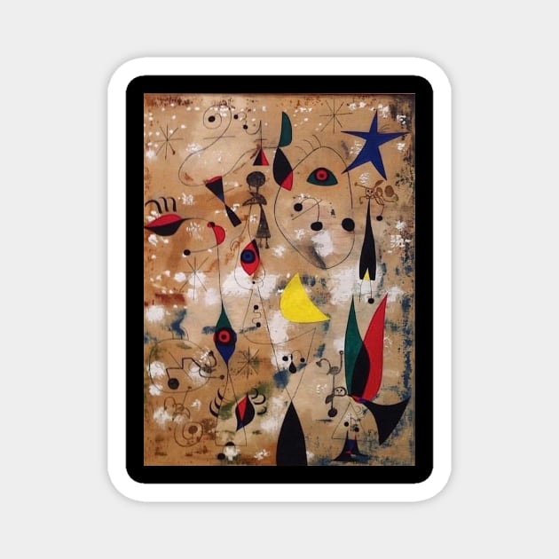 Joan Miro Magnet by marielaa69