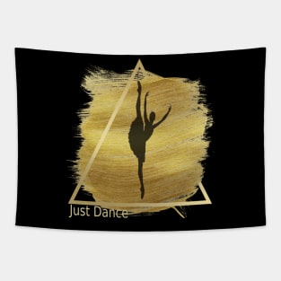 just dance gold design Tapestry