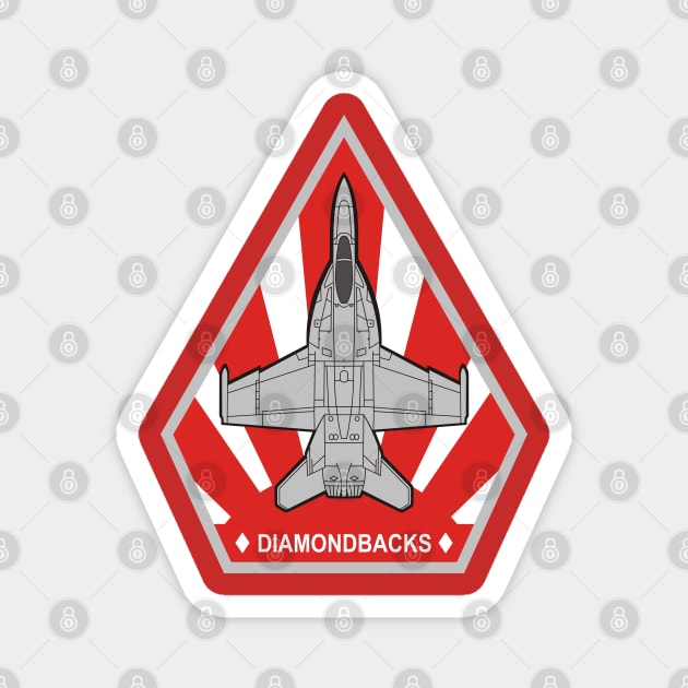 VFA-102 Diamondbacks - F/A-18 Magnet by MBK