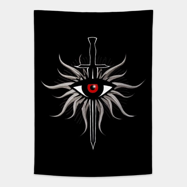 Inquisition Sign Tapestry by valentinahramov