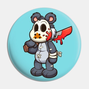 Teddy hockey Mask Pin