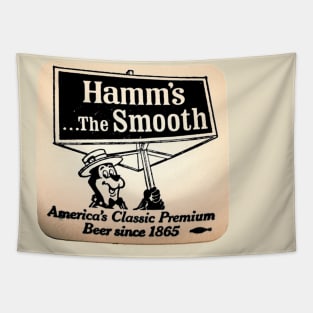 Hamm's the Smooth Beer Glass Coaster Tapestry