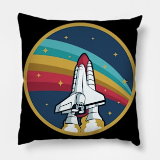 Space Shuttle Rocket Spaceship Astronaut Pillow