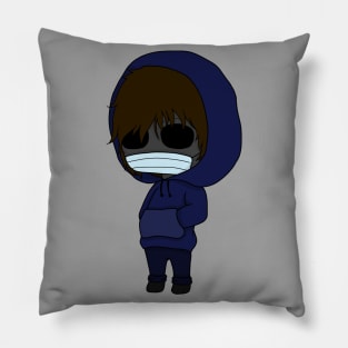 creepypasta eyeless jack chibi Pillow