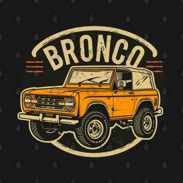 Retro 1987-1991 Ford Bronco w/Tires by Aldrvnd