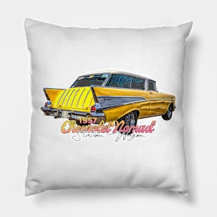 1957 Chevrolet Nomad Station Wagon Pillow