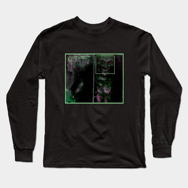 Scp 106 Old Man Radical Larry Glitch Logo Containment Breach Scp Long Sleeve T Shirt Teepublic