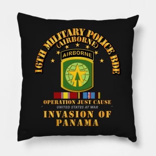 Just Cause - 16th Military Police Bde w Svc Ribbons Pillow