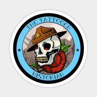 The Tattooed Historian Logo Magnet