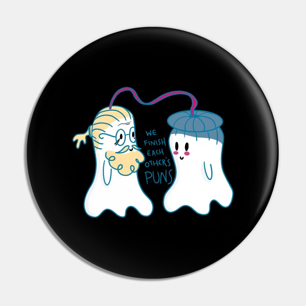 Little Ghost Telepathic Pin by nathalieaynie