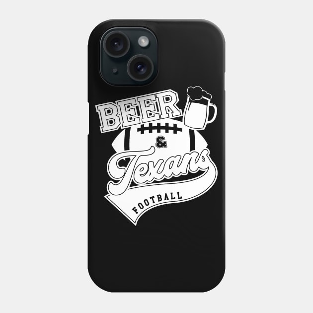 BEER AND TEXANS Phone Case by Litho