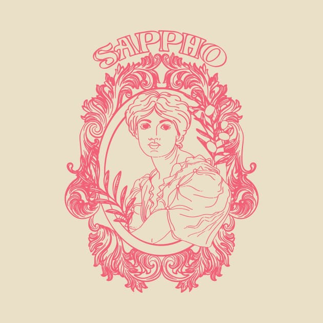 Sappho Portrait by Perpetual Brunch