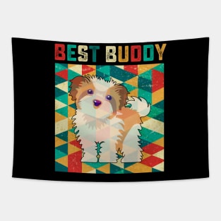 Best Buddy Maltese Tapestry