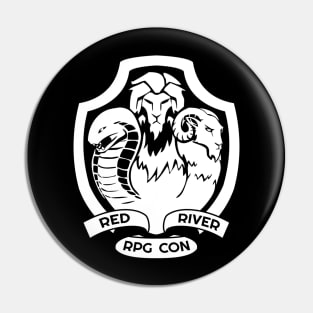 Red River RPG Con 2019 Black & White Pin